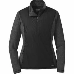 Best Pirce 👏 Outdoor Research 👩 Women's Melody Hybrid Half Zip Top ⭐